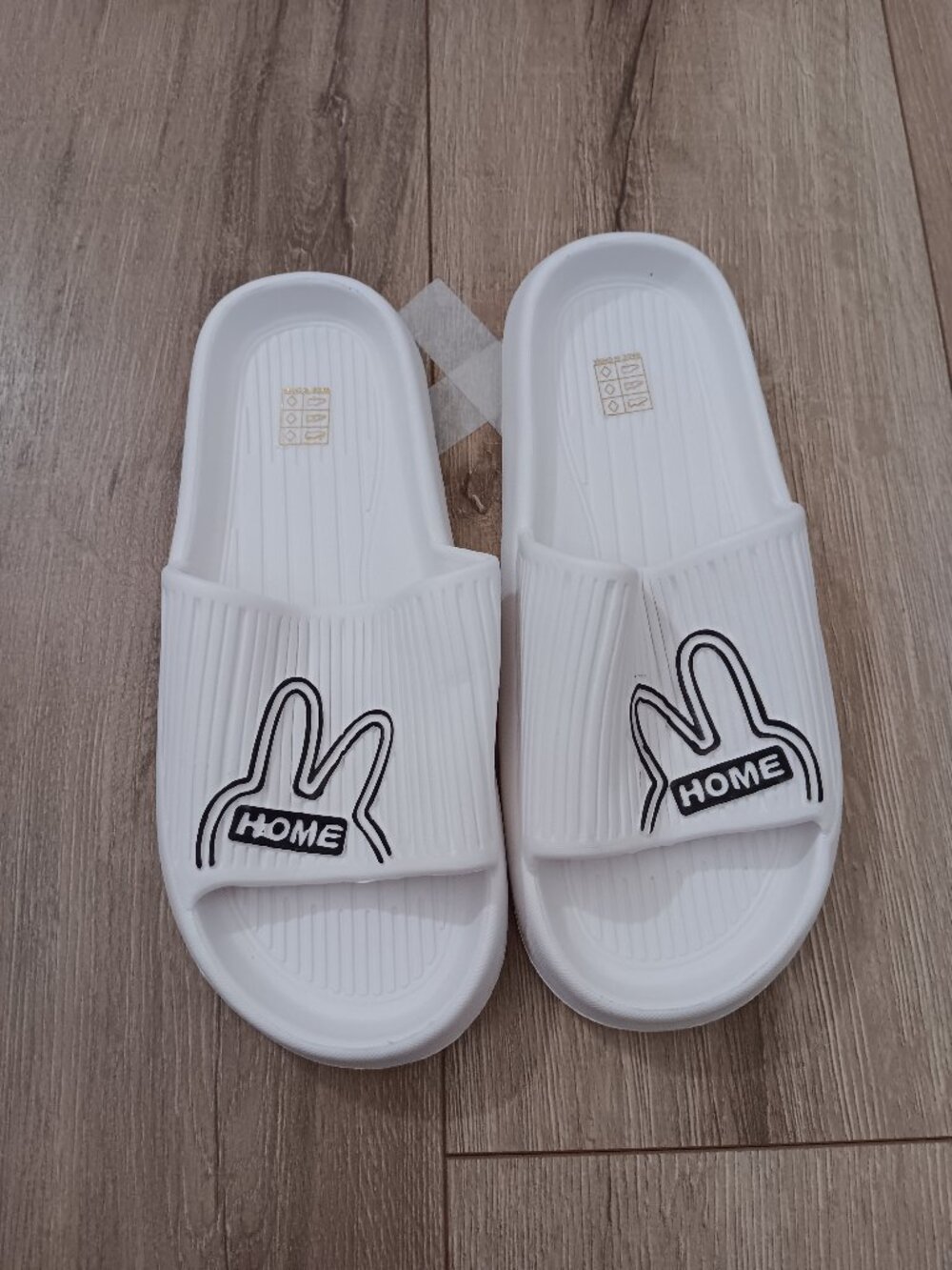FREE WITH PURCHASE White Bunny Slide Sandals Slippers Cute House Shoes 40-41